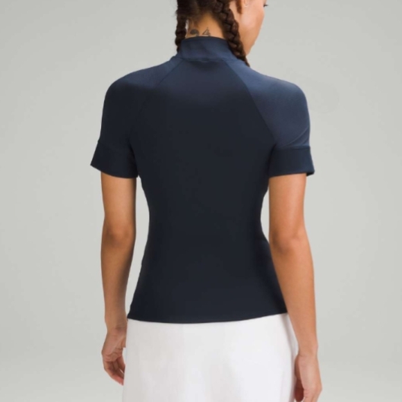 lululemon | Nulux Half-Zip Golf Short-Sleeve Shirt | True Navy | 6 - Picture 2 of 6